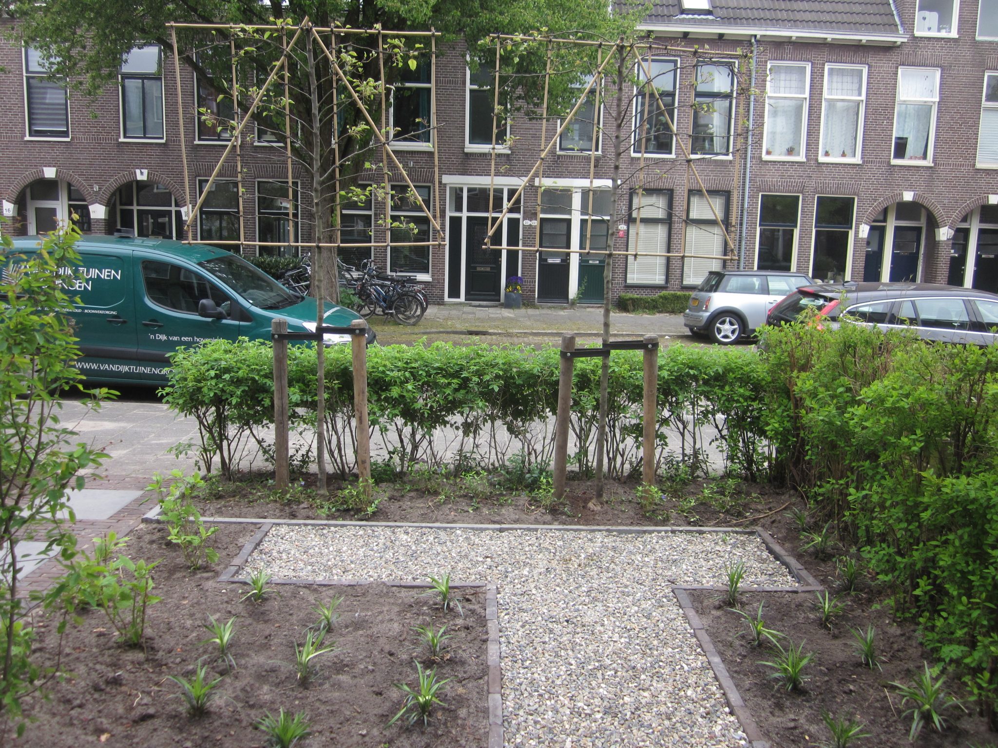 pepermunt kaart Ananiver Renovatie kleine tuin door Van Dijk Tuinen Groningen